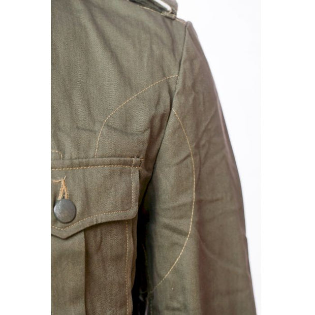 GERMAN WW2 REED GREEN HBT M40 FIELD TUNIC AND PANTS