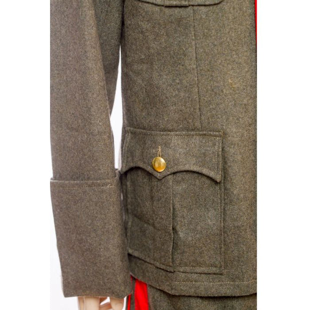 GERMAN ARMY GENERAL M36 FIELD GREY WOOL TUNIC AND PANTS