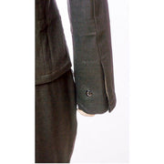 GERMAN WW2 PANZER WRAP - BLACK WOOL PANZER WRAPPER TUNIC JACKET