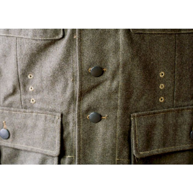 GERMAN M43 TUNIC: M1943 LATE WORLD WAR TWO WOOL JACKET