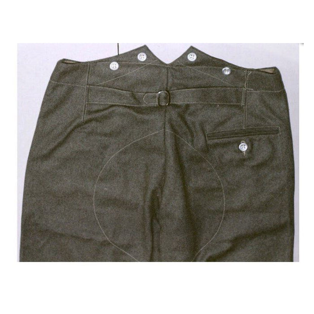GERMAN M36 WOOL SERVICE TUNIC AND M37 FIELD GREEN WOOL GERMAN PANTS