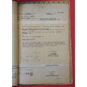 SS TOTENKOPF DEATH FILE FOR WAFFEN SS-MANN AUGUST HAUER