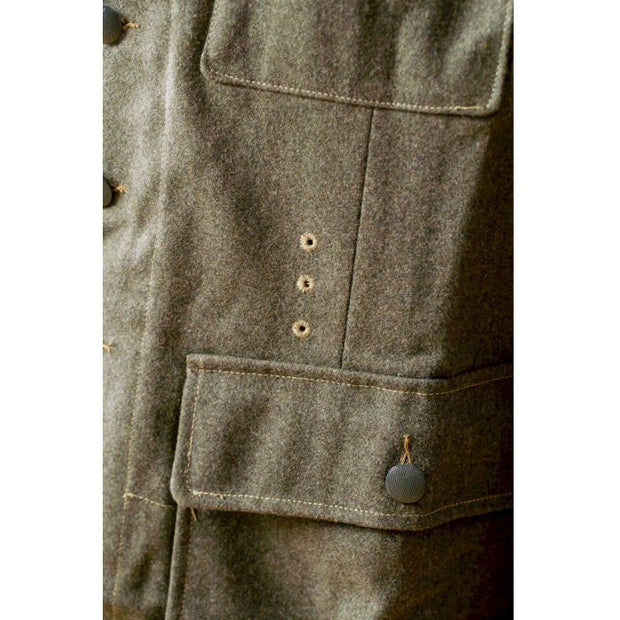 GERMAN M43 TUNIC: M1943 LATE WORLD WAR TWO WOOL JACKET