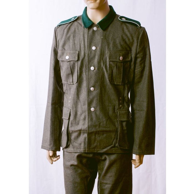 M36 TUNIC WWII GERMAN FIELD GREEN WOOL TUNIC