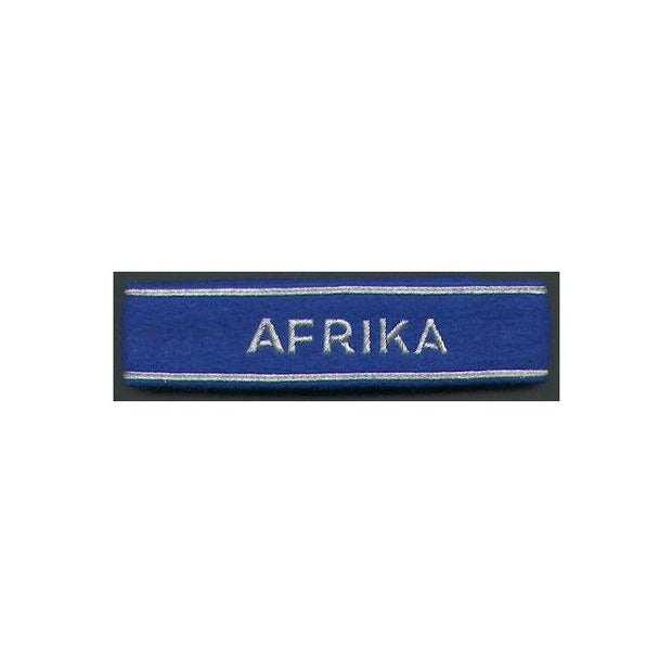 GERMAN AFRIKA BULLION OFFICER CUFF TITLE