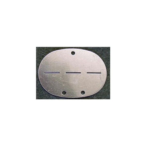 GERMAN ALUMINUM GERMAN ID DISC "ERKENNUNGSMARKE"