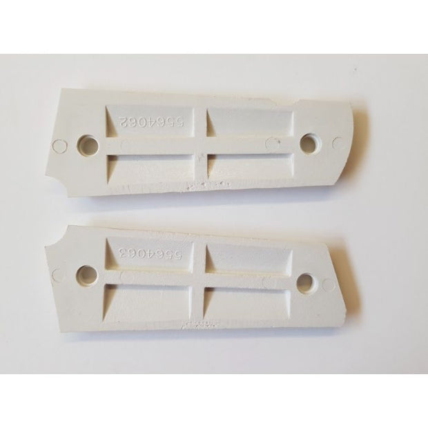 AMERICAN WW11 PISTOL GRIPS FOR COLT .45 - WHITE