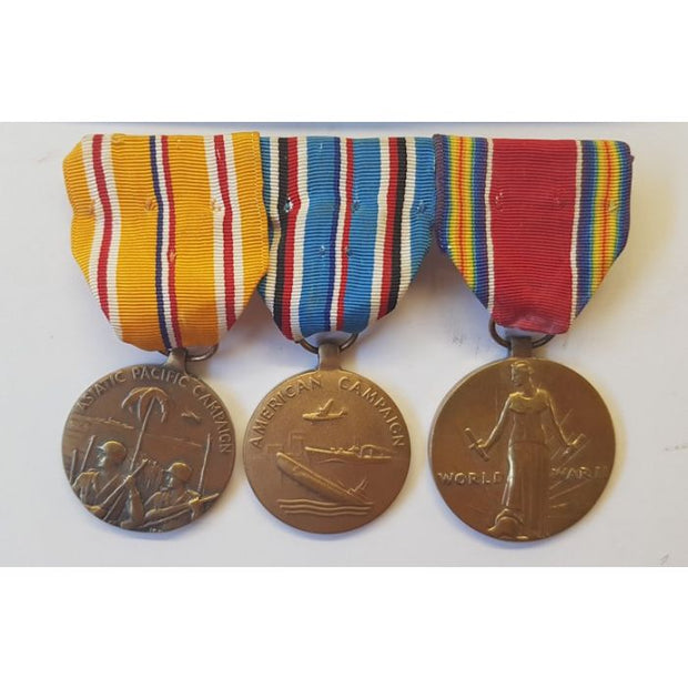 AMERICAN WWII GROUP AWARDS "ABBO KENT "