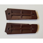 AMERICAN WW11 PISTOL GRIPS FOR COLT .45 - BROWN