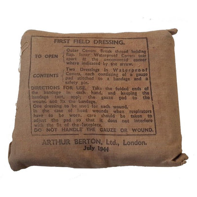 WWII BRITISH FIELD DRESSING ORIGINAL