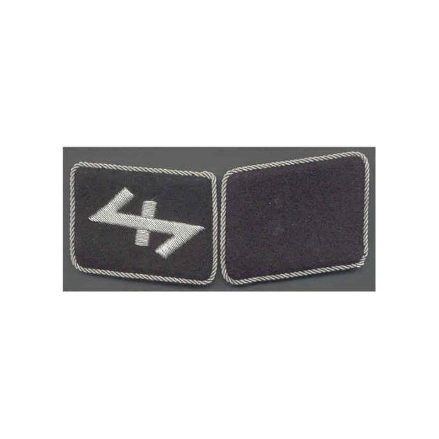 GERMAN SS BRIGADE & SS NEDERLAND FOREIGN VOLUNTEER UNIT OFFICER COLLAR TABS