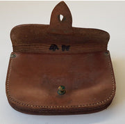 BRITISH ROYAL NAVY 1941 LEATHER AMMUNITION POUCH BY B.H. & G.