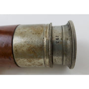 WORLD WAR I BRITISH PERIOD NICKEL PLATED "OFFICERS OF THE WATCH" NAVAL TELESCOPE BY T. COOKE & SONS LTD