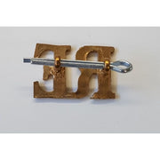 BRITISH WWI ARMY ROYAL ENGINEER CORPS SHOULDER TITLE RE