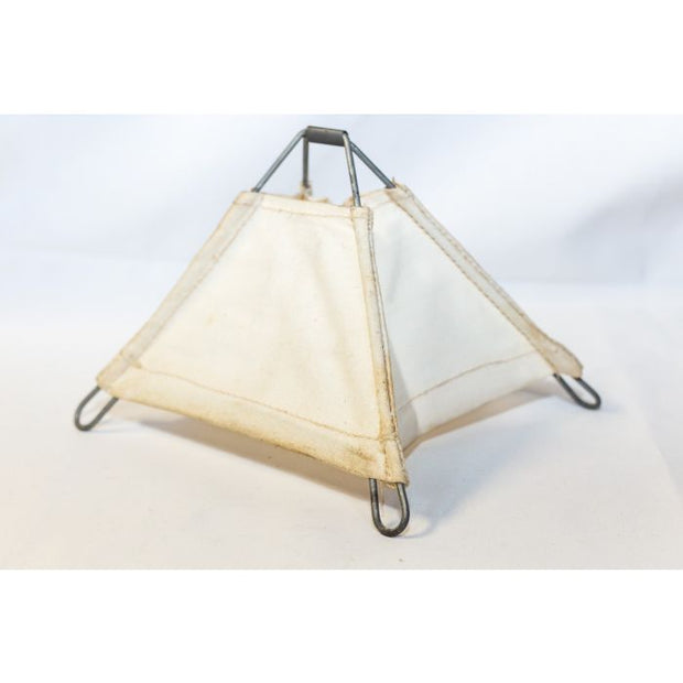 BRITISH WW2 WHITE CANVAS LAND MINE MARKER ORIGINAL