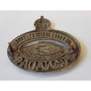 CANADIAN ESSEX REGIMENT TANK OF CANADA CAP BADGE