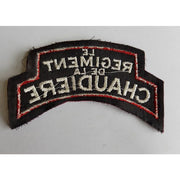 CANADIAN LE REGIMENT DE LA CHAUDIERE SHOULDER FLASH