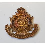 CANADIAN LES VOLTIGEURS DE QUEBEC CAP BADGE