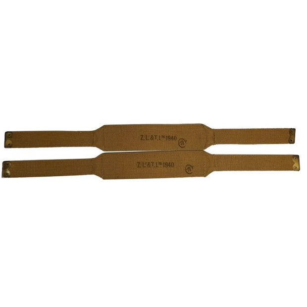 CANADIAN WWII PATTERN 37 BREN YOKE STRAPS MAKER MARK Z.L. & T. Ltd