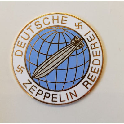 DEUTSCHER ZEPPELIN REEDEREI BROOCH, ZEPPELIN SHIPPING COMPANY PIN