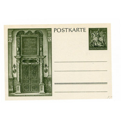 Eingang zur Reichen Kapelle der Münchner Residenz Postcard