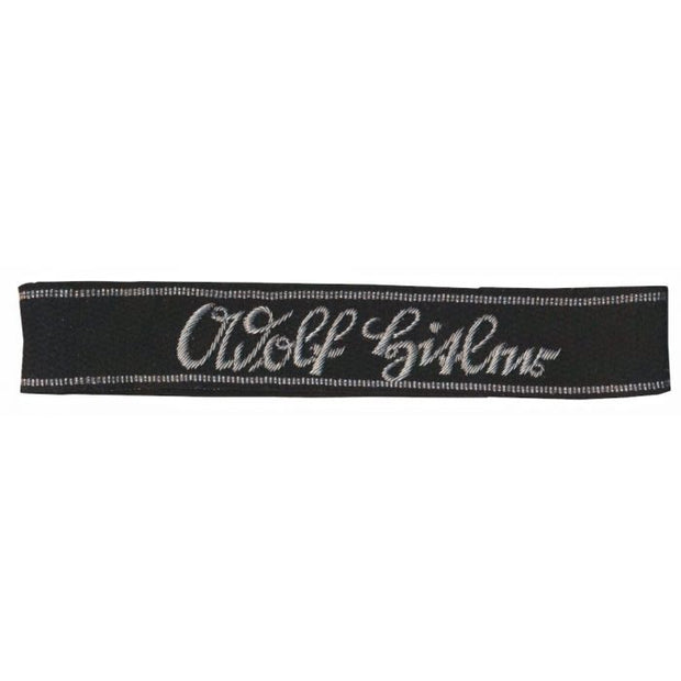 EMBROIDERED BULLION - ADOLF HITLER CUFF TITLE