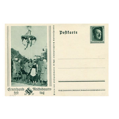 Erntedankfest Reichsbauerntag 1937 Postcard