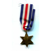 WW2 FRANCE AND GERMANY STAR MEDAL WITH ORIGINAL RIBBON