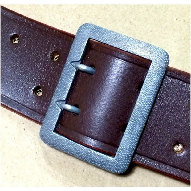 GERMAN OFFICERS BROWN LEATHER BELT for ARMY OR LUFTWAFFE