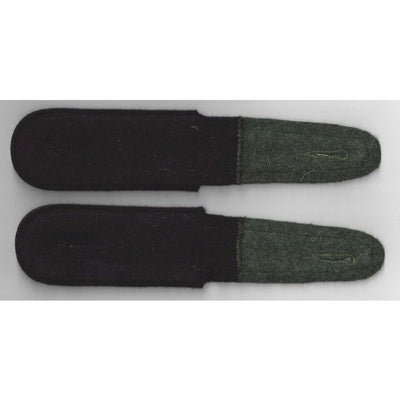 GERMAN WAFFEN SS EM SHOULDER BOARDS - DARK GREEN