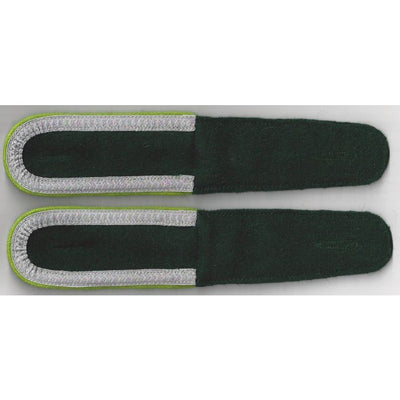 GERMAN UNTEROFFIZIER BOTTLE GREEN SHOULDER BOARDS ( JAGER )