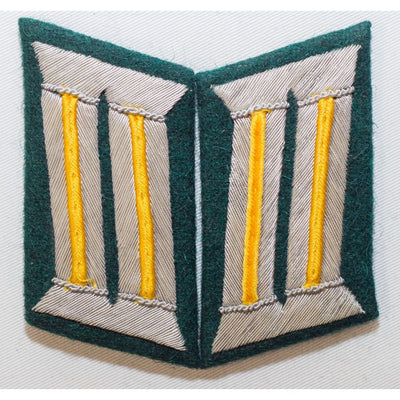GERMAN AFRIKA KORPS OFFICER COLLAR TABS