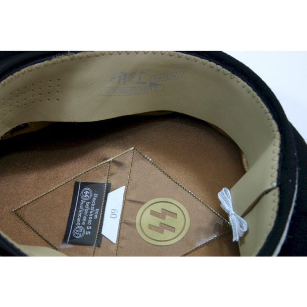 GERMAN WW2 ALLGEMEINE SS OFFICERS VISOR CAP