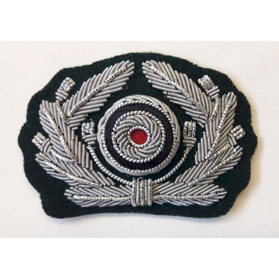 GERMAN ARMY OFFICERS CAP WREATH CAP INSIGNIA