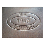 GERMAN BELT BUCKLE LEATHER TAB