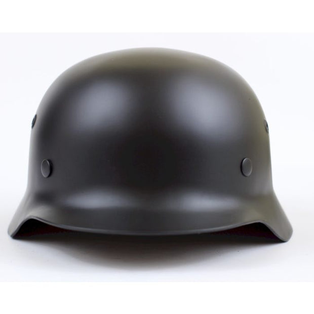 German Black Ss M40 Steel Helmet