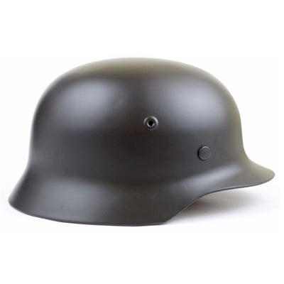 German Black Ss M40 Steel Helmet