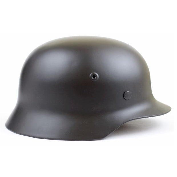 German Black Ss M40 Steel Helmet