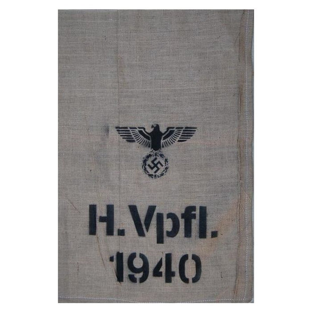 GERMAN WW2 BULK FOOD SACK WITH MAKER MARKS