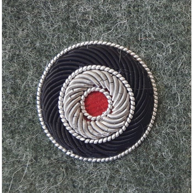 GERMAN BULLION HEER ( ARMY) FIELD GREY CAP COCKADE