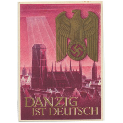 GERMAN DANZIG IST DEUTSCH POSTCARD