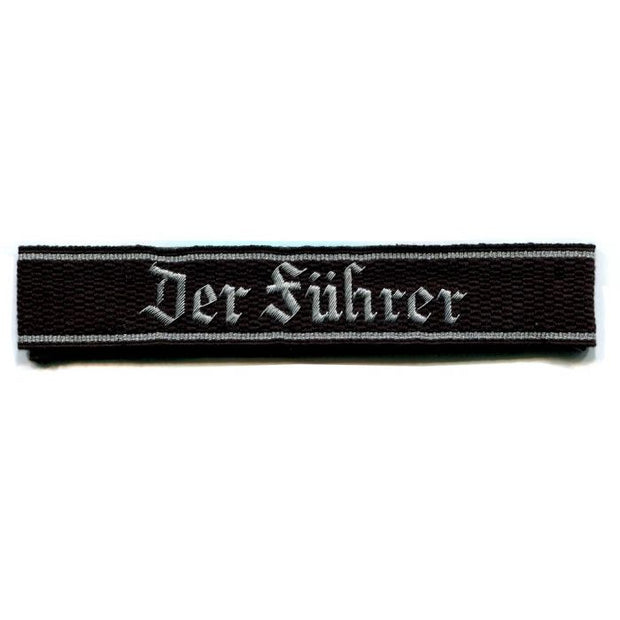 GERMAN DER FUHRER 4.SS REGIMENT OF 2.SS DIVISION BULLION CUFF TITLE