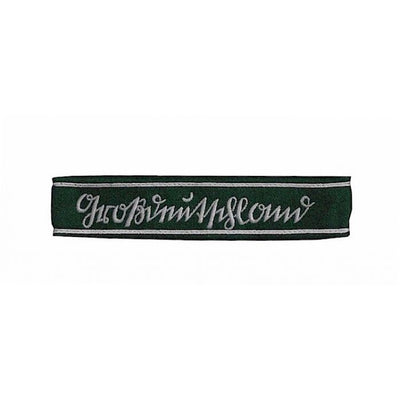 GERMAN GROSSDEUTSCHLAND ENLISTED MAN CUFF TITLE - GREEN