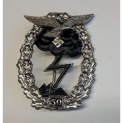 GERMAN GROUND COMBAT BADGE OF THE AIR FORCE 50 ACTIONS