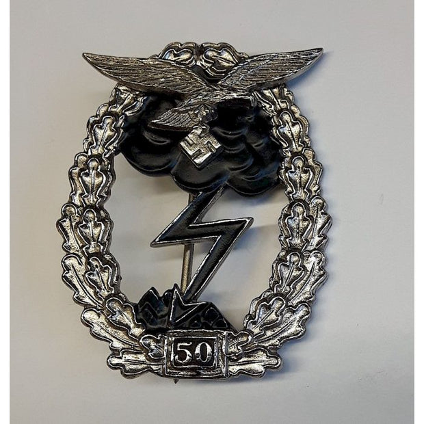 GERMAN GROUND COMBAT BADGE OF THE AIR FORCE 50 ACTIONS