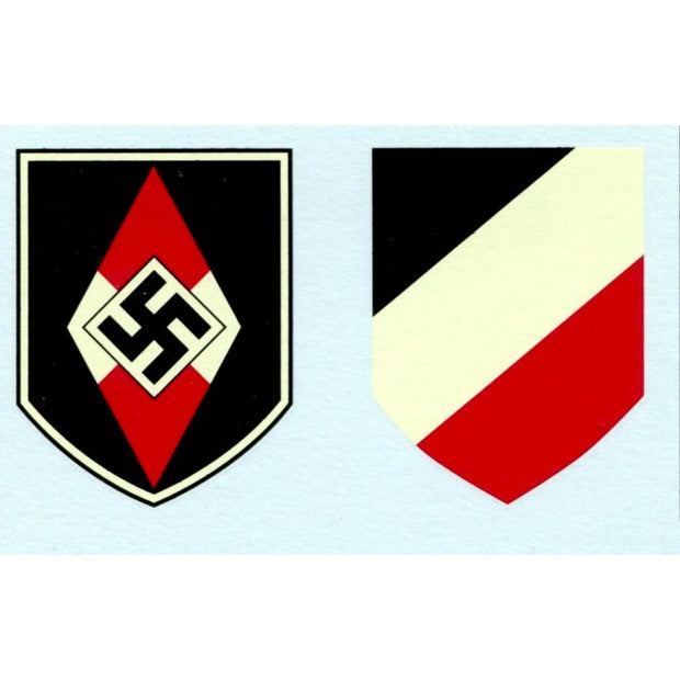 GERMAN HITLER YOUTH HELMET DECAL