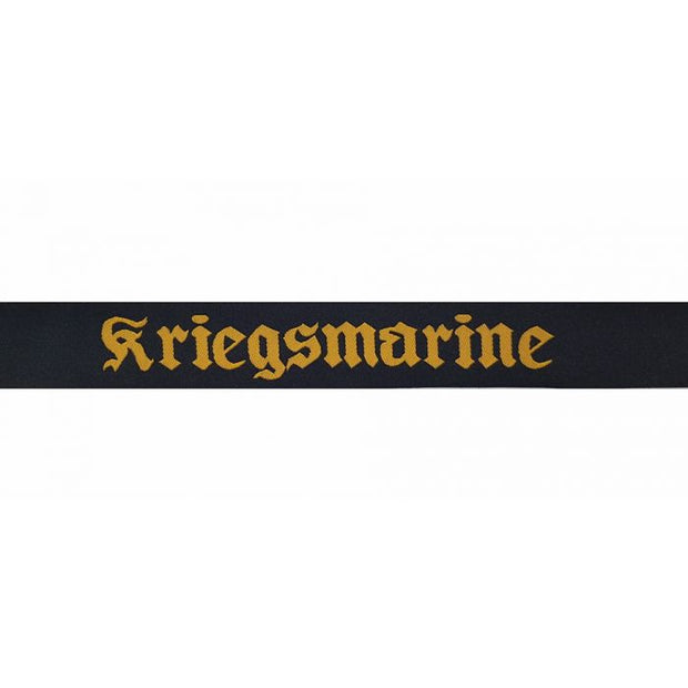 GERMAN KREIGSMARINE BEVO TYPE CUFF TITLE