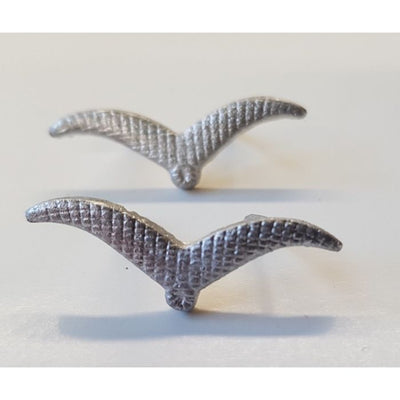 GERMAN LUFTWAFFE ALUMINUM RANK COLLAR TABS - 2 GULLS