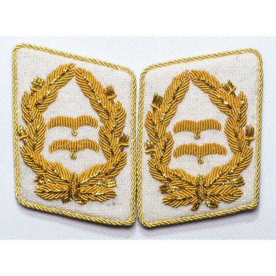 GERMAN LUFTWAFFE FLIGHT FALLSCHIRMJAGER GENERAL LIEUTENANT COLLAR TABS