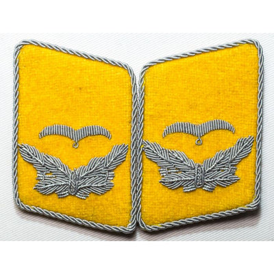 GERMAN LUFTWAFFE FLIGHT FALLSCHIRMJAGER LIEUTENANT'S COLLAR TABS